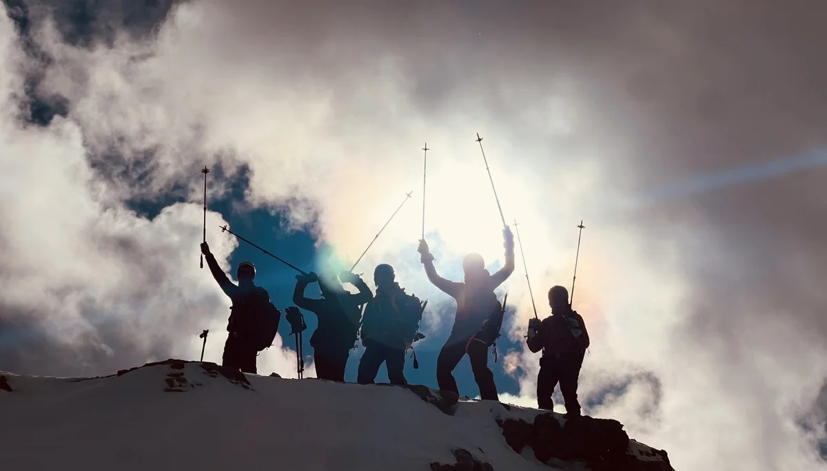 Freude vor der Einfahrt ins Mittagstal | © privat