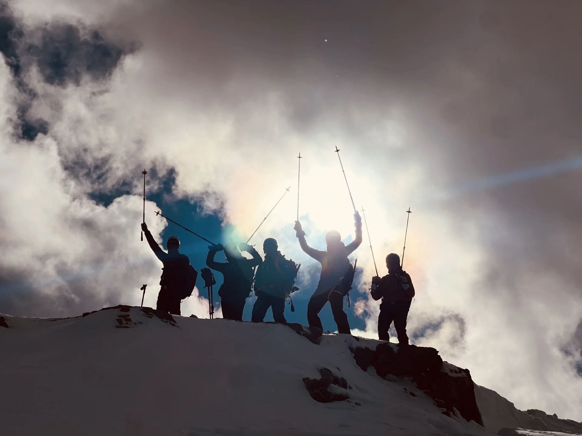 Freude vor der Einfahrt ins Mittagstal | © privat