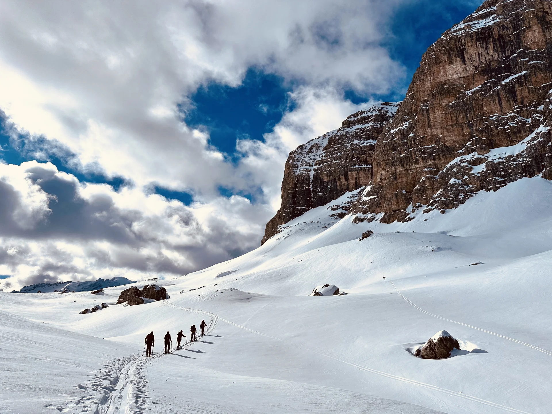 Panorama Plan de Sasc beim Aufstieg zum Piz Boé | © privat