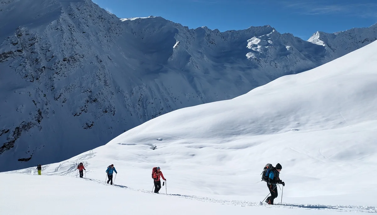 Aufstieg nach Neuschnee | © privat