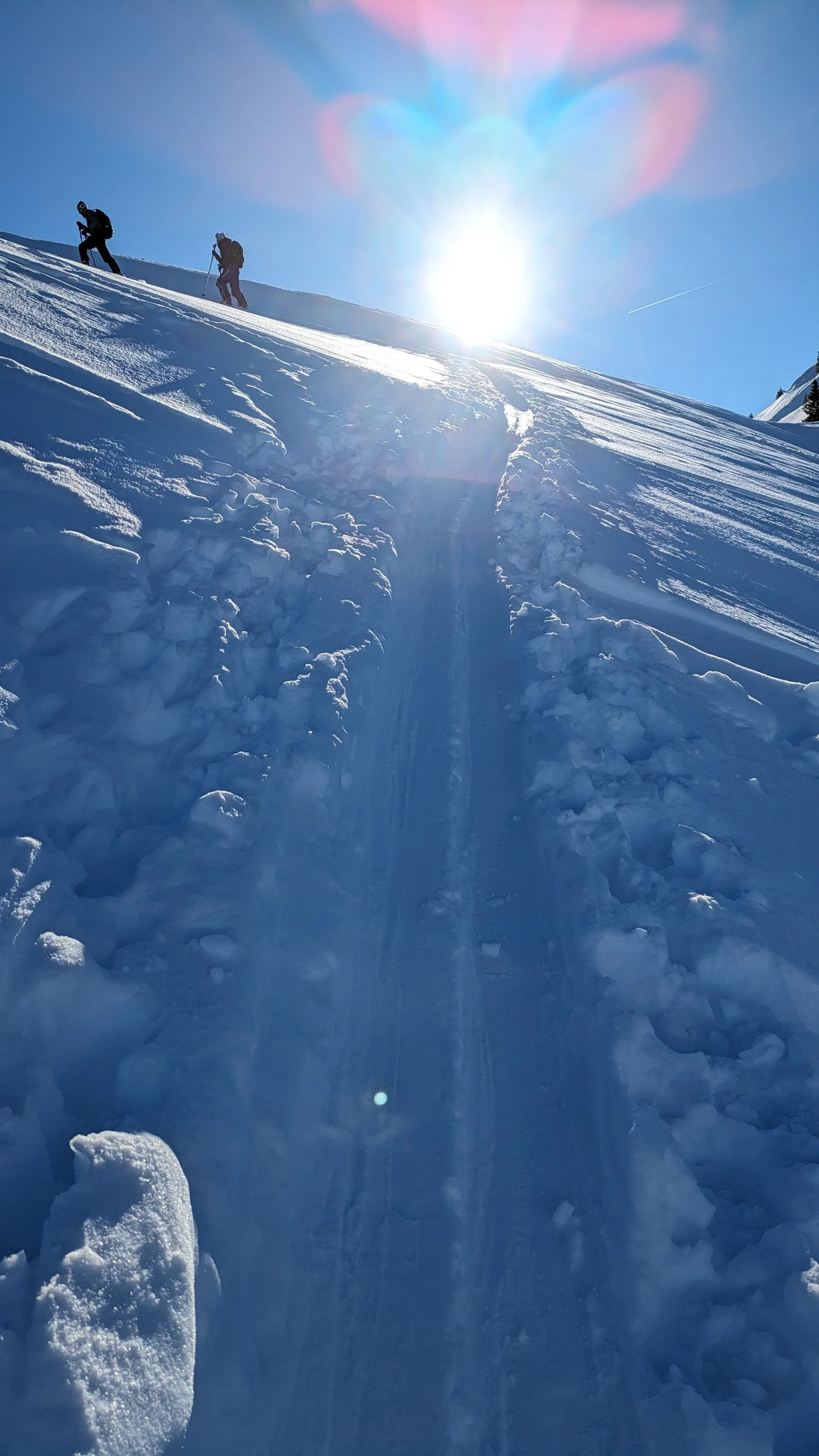 Wiederaufstieg zum Kelmer Jöchl | © Peter Wohlhüter