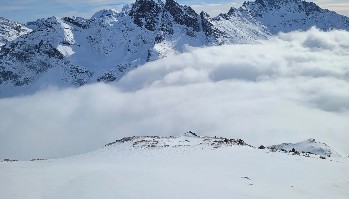 Cima Viola 3374m (BM) und Cima da Saoseo 3264m (r) | © privat