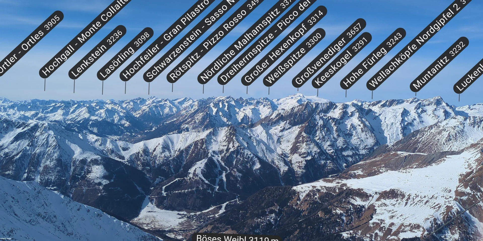 Panorama vom Bösen Weibl | © privat