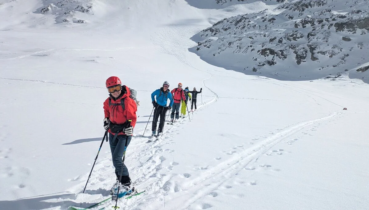 Abschlusstour vom Gridenkarkopf mit herrlichem Pulverhang | © privat