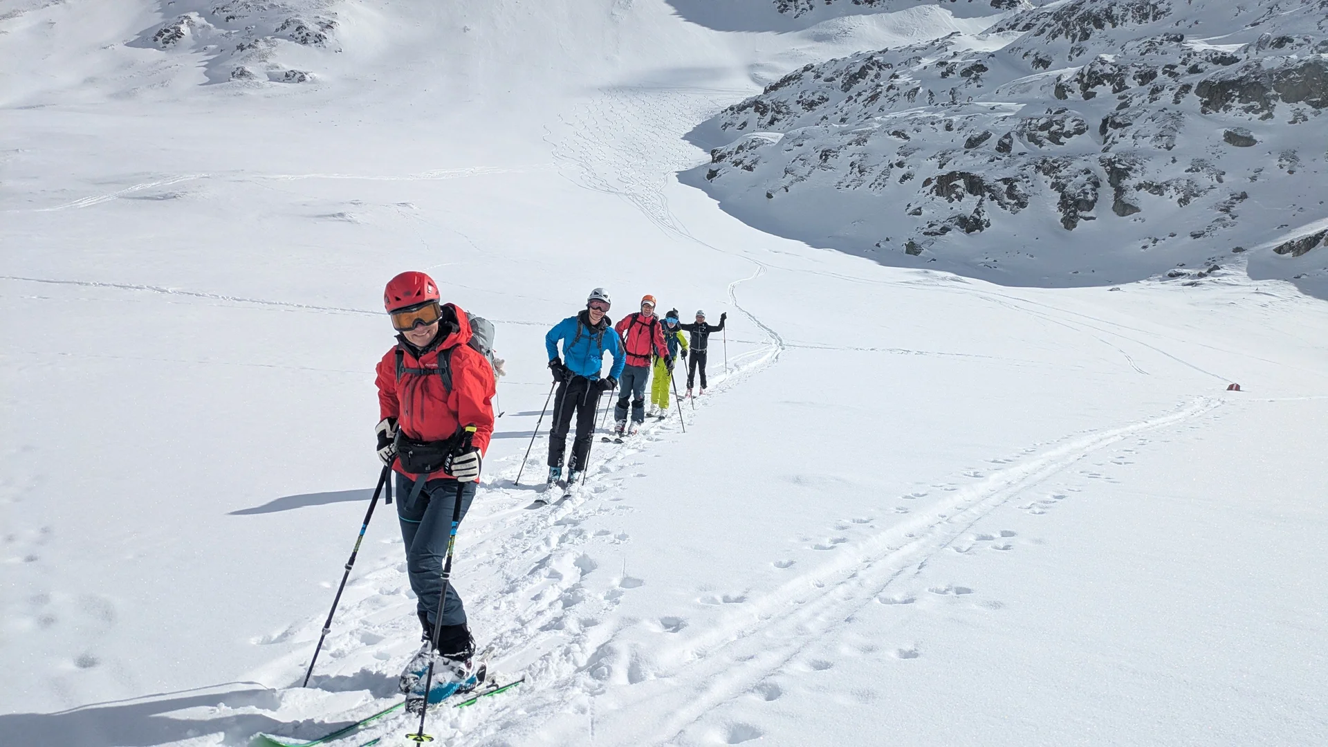 Abschlusstour vom Gridenkarkopf mit herrlichem Pulverhang | © privat