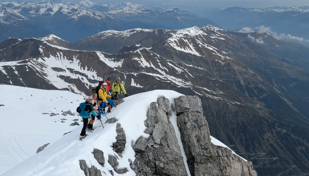 Auf dem Nordostgrat problemlos zum  Gipfel | © privat