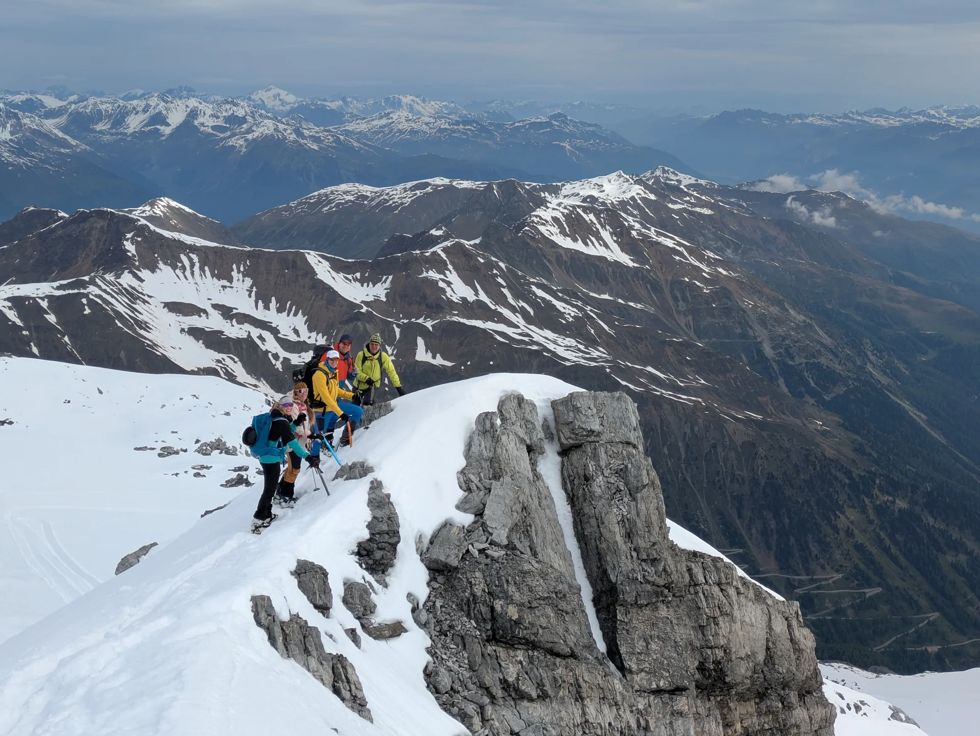 Auf dem Nordostgrat problemlos zum  Gipfel | © privat