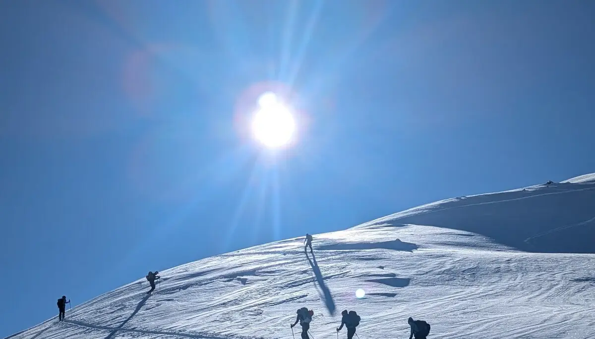 bei herrlichem blauen Himmel | © PeterW
