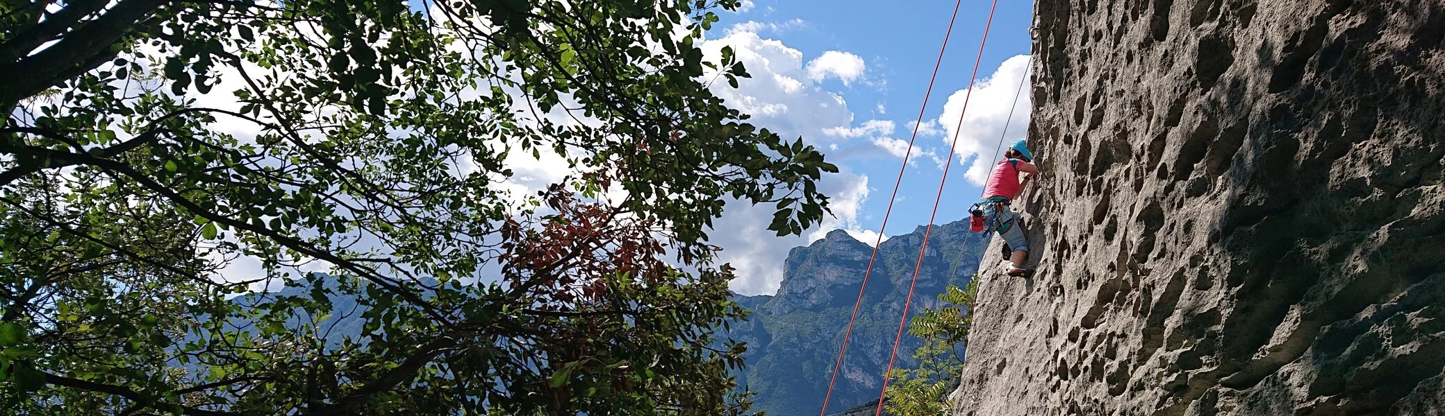 Kletterin in Belvedere, Arco | © Sportklettern DAV Augsburg