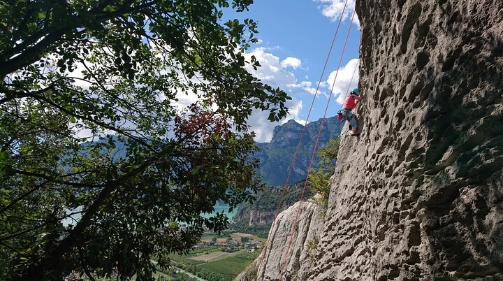 Kletterin in Belvedere, Arco | © Sportklettern DAV Augsburg