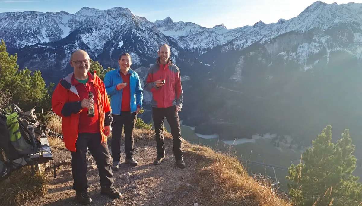 Gruppenfoto auf dem Salober | © Gisela Kirchner