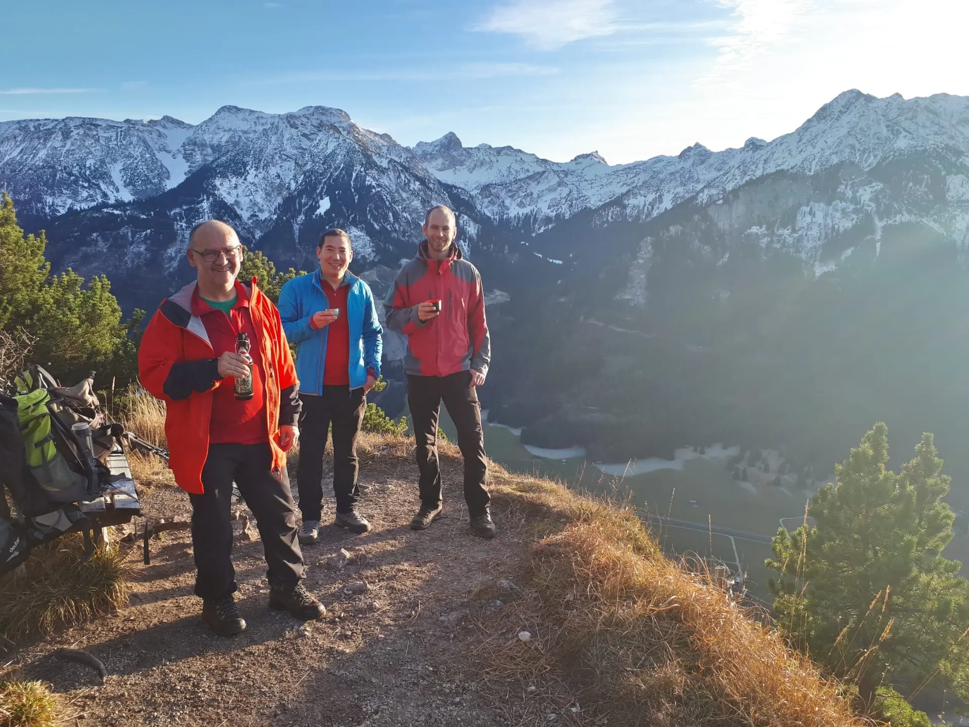 Gruppenfoto auf dem Salober | © Gisela Kirchner