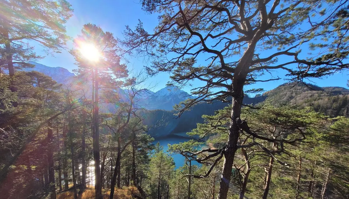 Blick ins Tal zum See | © Aron Nuber