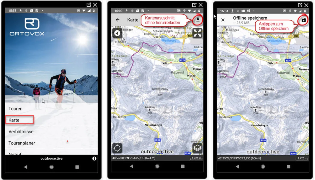 Ortovox App Anleitung | © Gerd Schönwolf