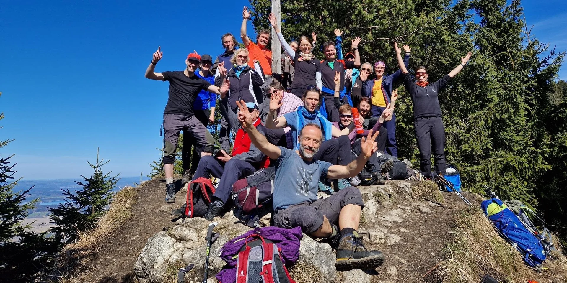 Gruppe Osterfeuerkopf | © DAV Augsburg Unterwegsgruppe
