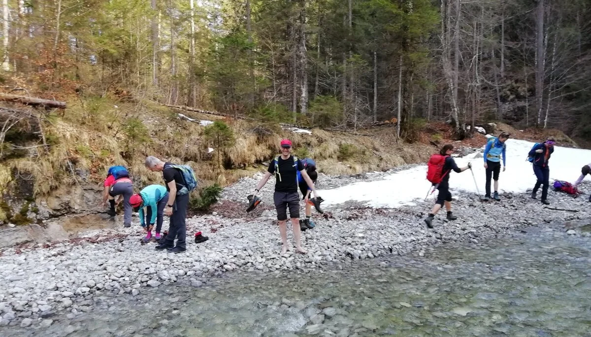 Über die Eschenlaine | © DAV Augsburg Unterwegsgruppe