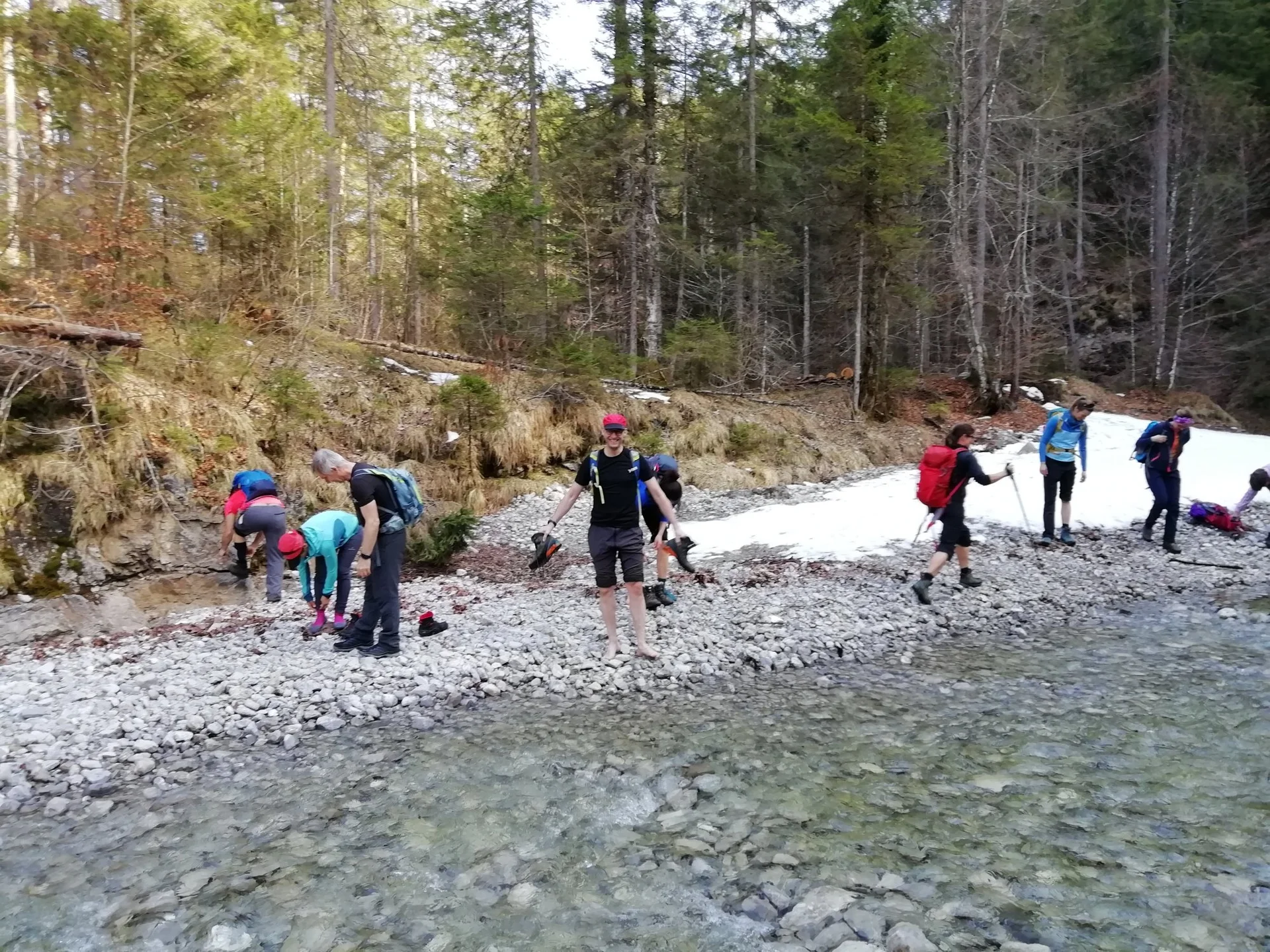 Über die Eschenlaine | © DAV Augsburg Unterwegsgruppe