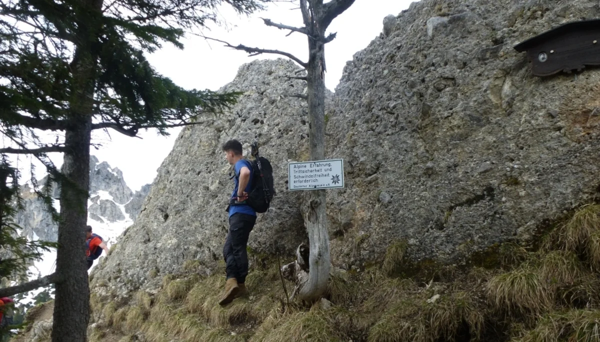 Die Gruppe auf dem Weg zum Brunnenkopf. | © DAV Augsburg Unterwegsgruppe Gotlind