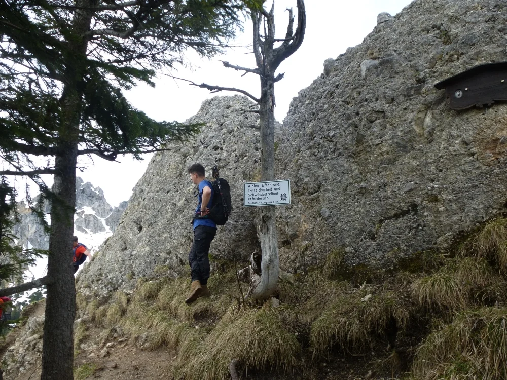 Die Gruppe auf dem Weg zum Brunnenkopf. | © DAV Augsburg Unterwegsgruppe Gotlind