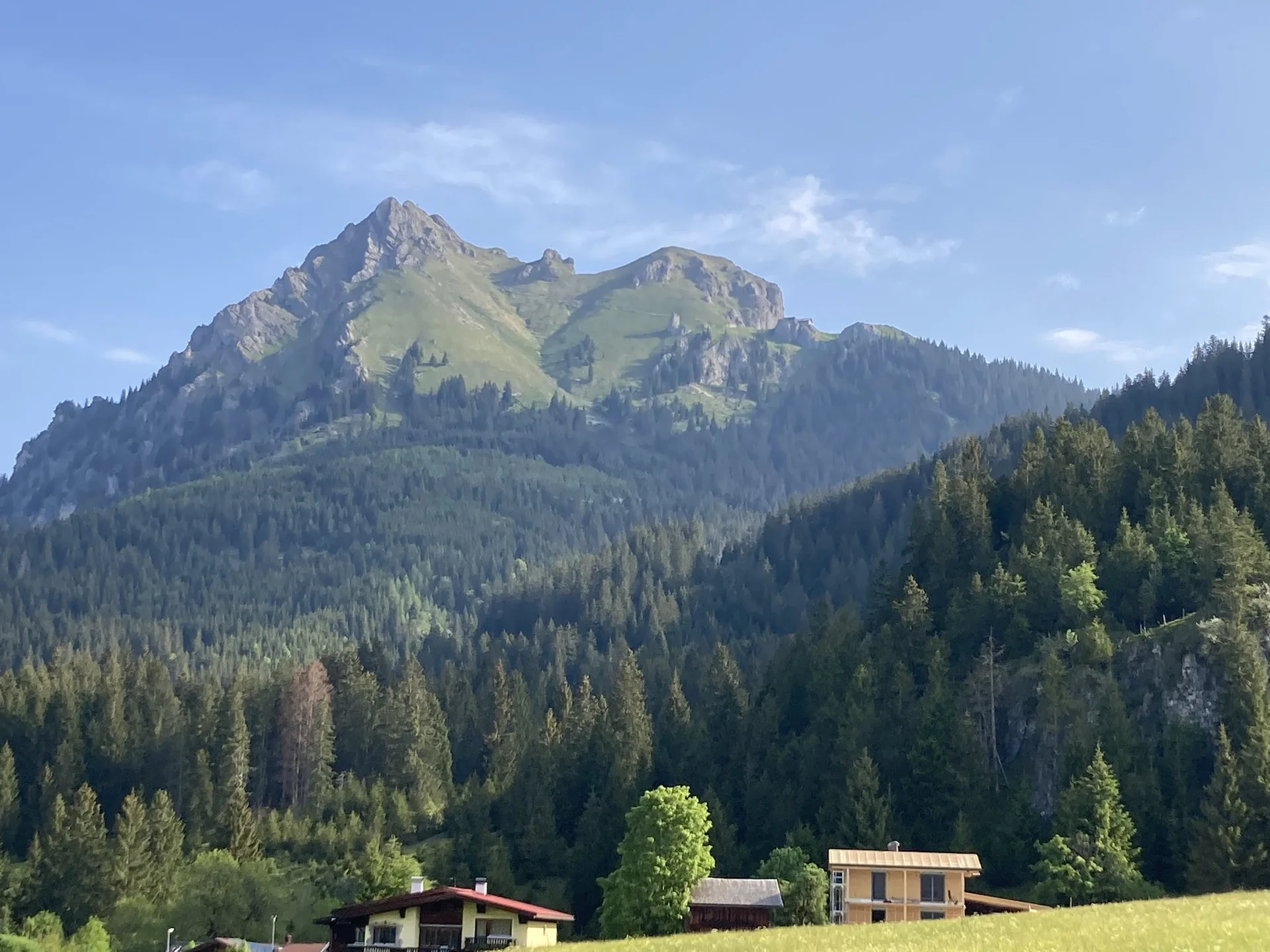 Vom Ausgangspunkt ist der Aggenstein zu sehen. | © DAV Augsburg Unterwegsgruppe Silke