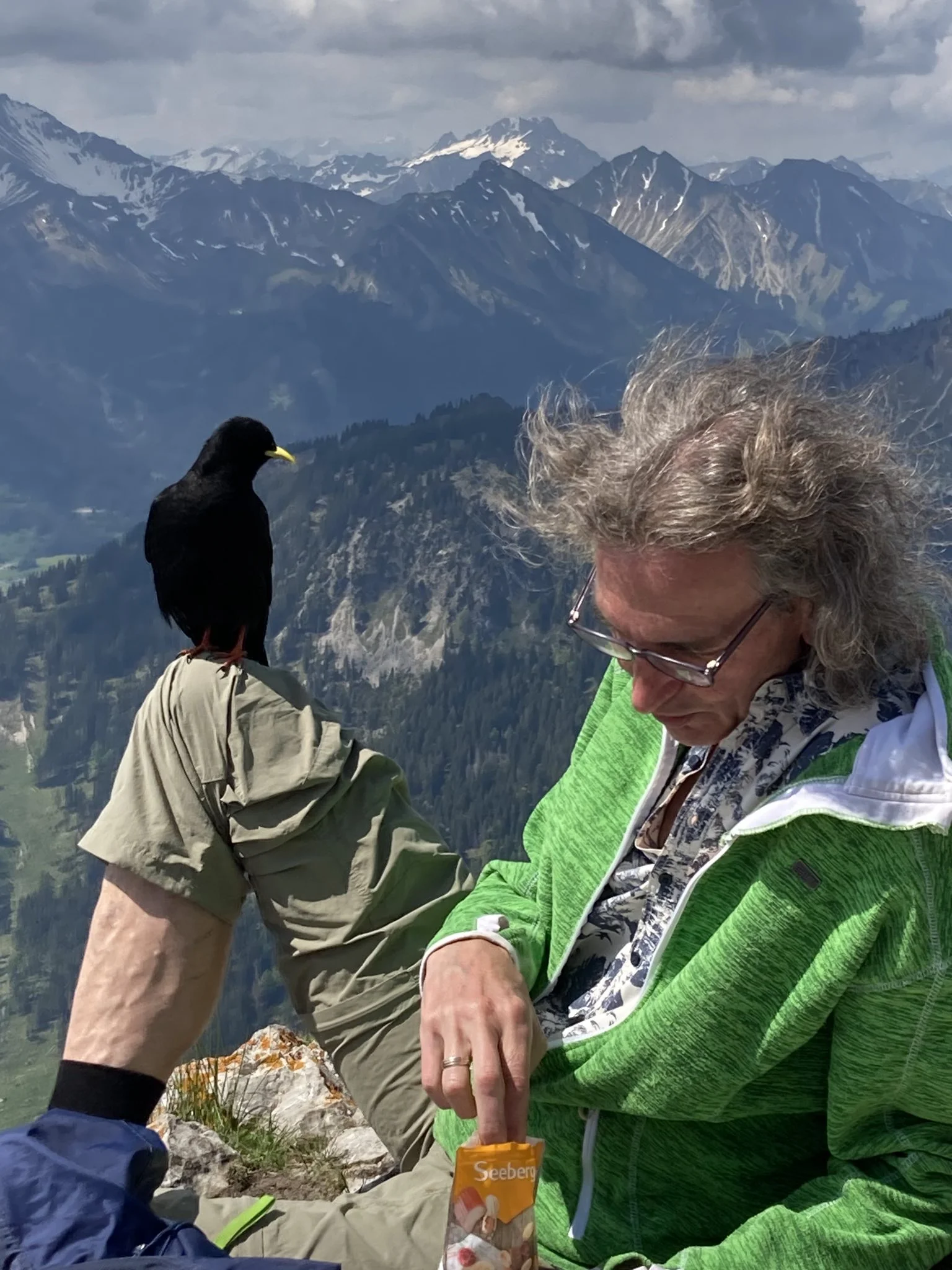 Am Gipfel fanden sich zwei Freunde. | © DAV Augsburg Unterwegsgruppe Silke