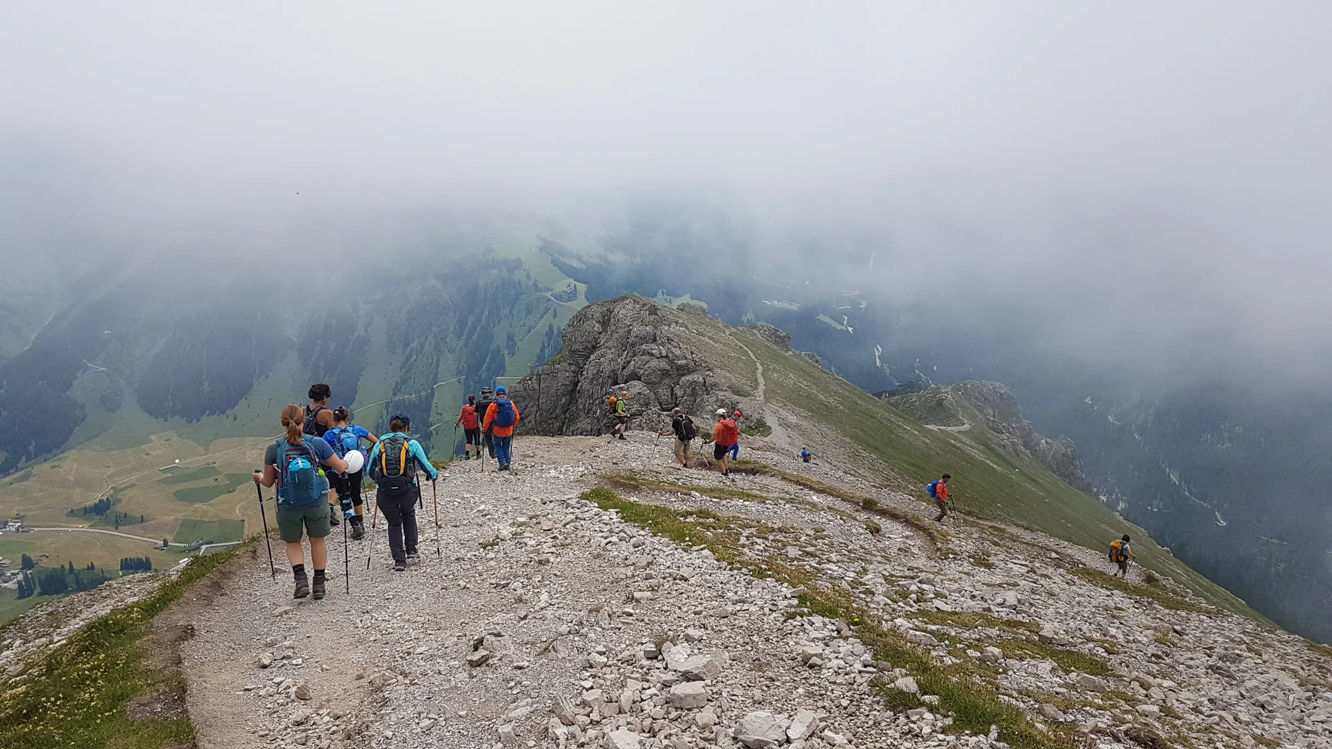 Zurück wird auf der Südseite gegangen. | © DAV Augsburg Unterwegsgruppe Dieter