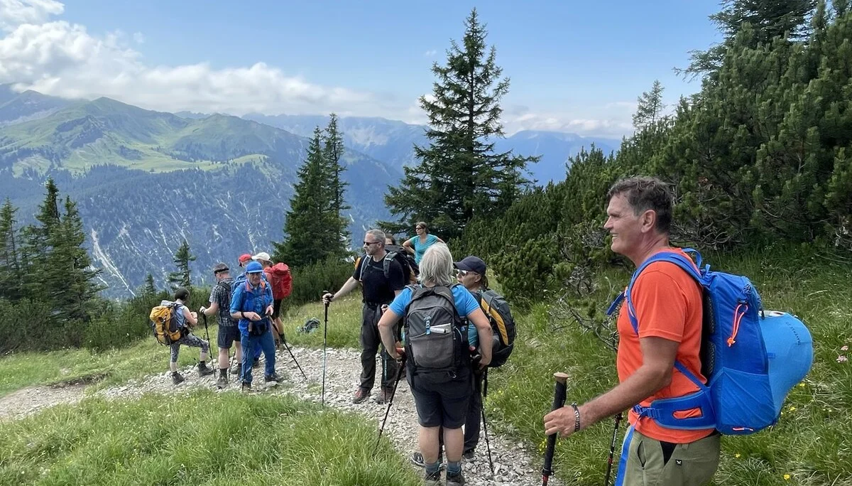Ein schöner Blick bietet sich beim Abstieg. | © DAV Augsburg Unterwegsgruppe Gabi