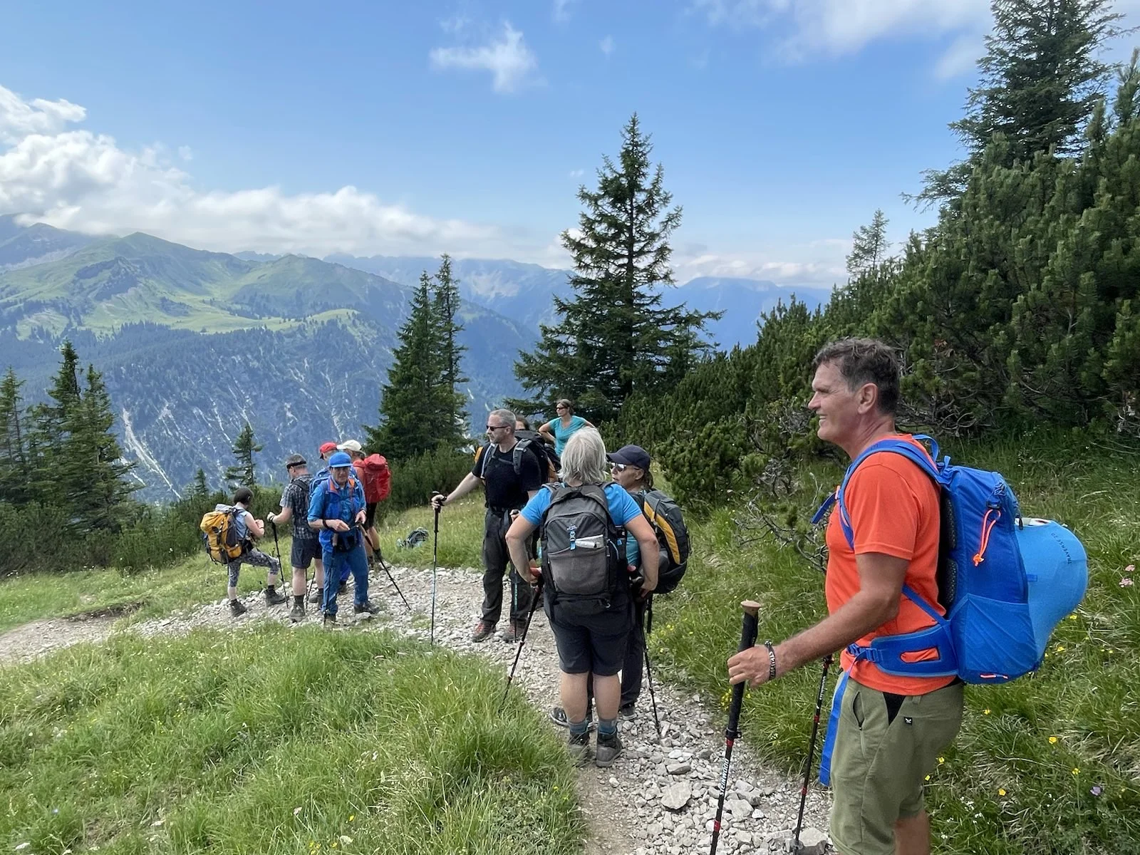 Ein schöner Blick bietet sich beim Abstieg. | © DAV Augsburg Unterwegsgruppe Gabi