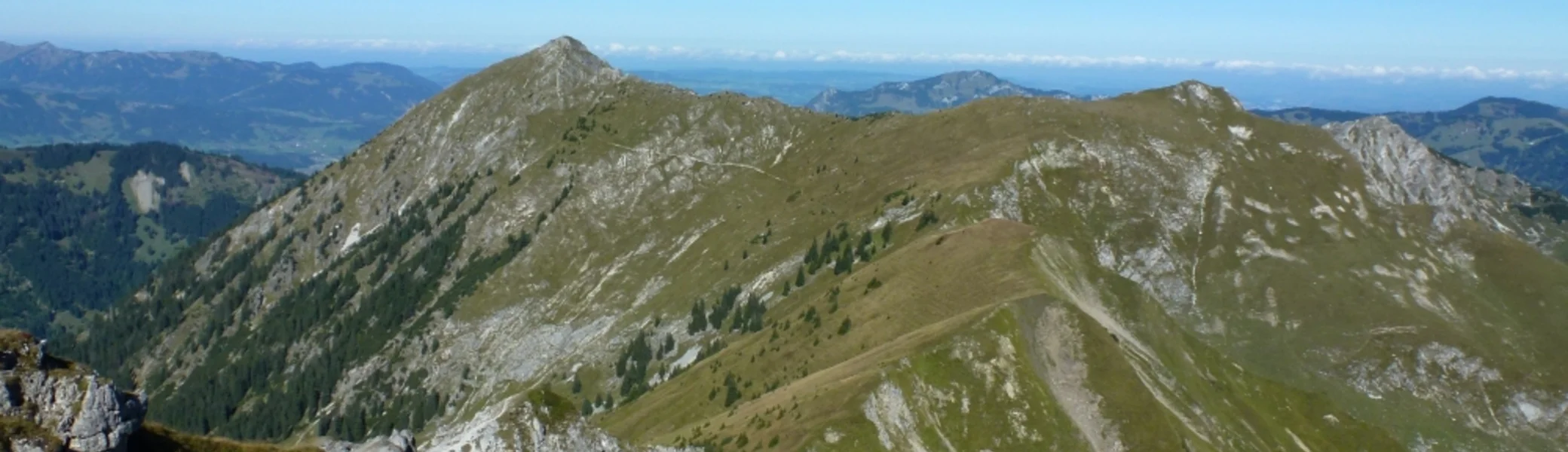 Der Blick geht zur Rotspitze und Heubatspitze. | © DAV Augsburg Unterwegsgruppe Gotlind