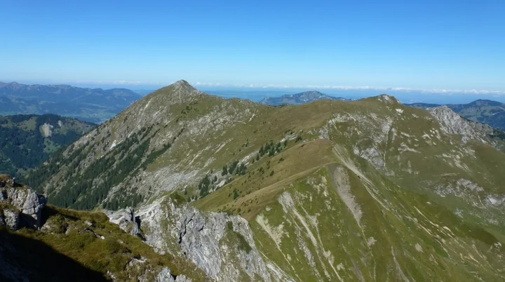 Der Blick geht zur Rotspitze und Heubatspitze. | © DAV Augsburg Unterwegsgruppe Gotlind
