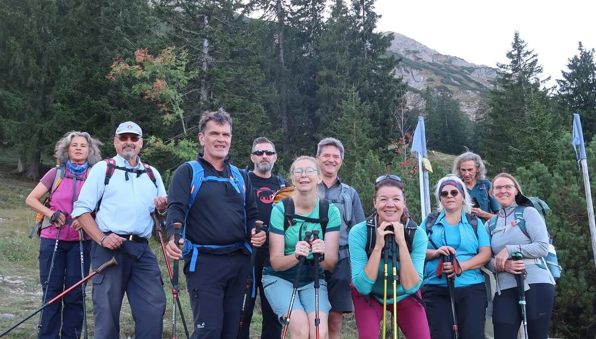 Es ist ein Teil der Gruppe zu sehen. | © DAV Augsburg Unterwegsgruppe Nani