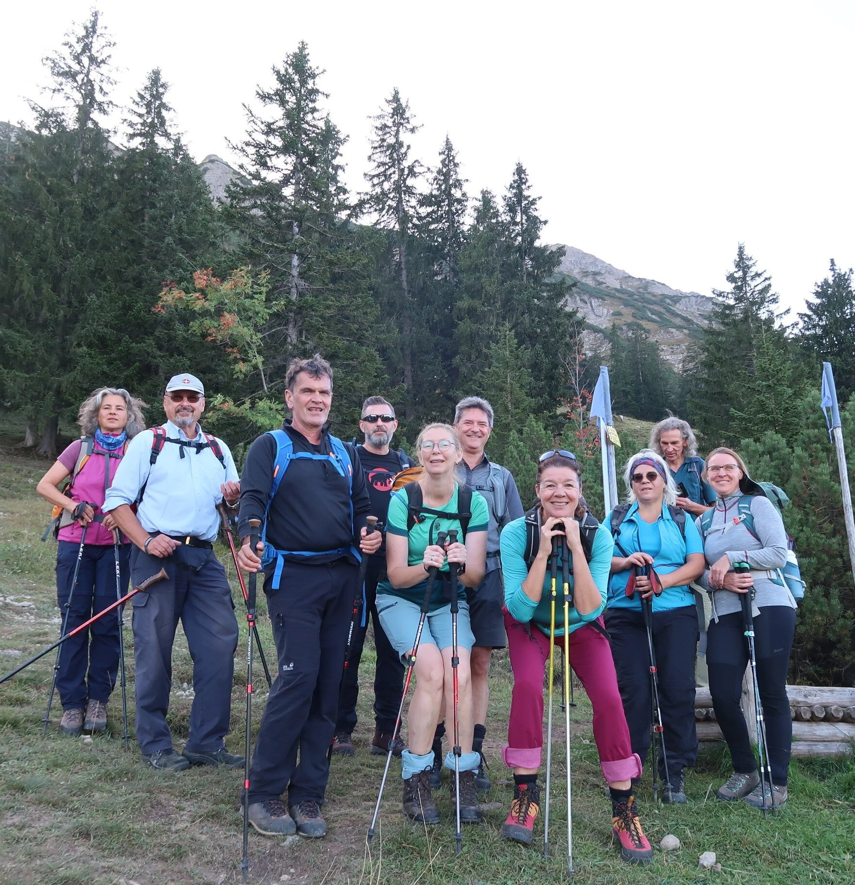 Es ist ein Teil der Gruppe zu sehen. | © DAV Augsburg Unterwegsgruppe Nani