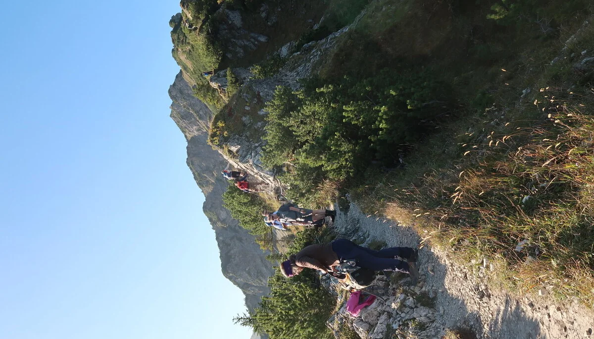 Der Gruppe geht den Grat zum Iseler. | © DAV Augsburg Unterwegsgruppe Nani