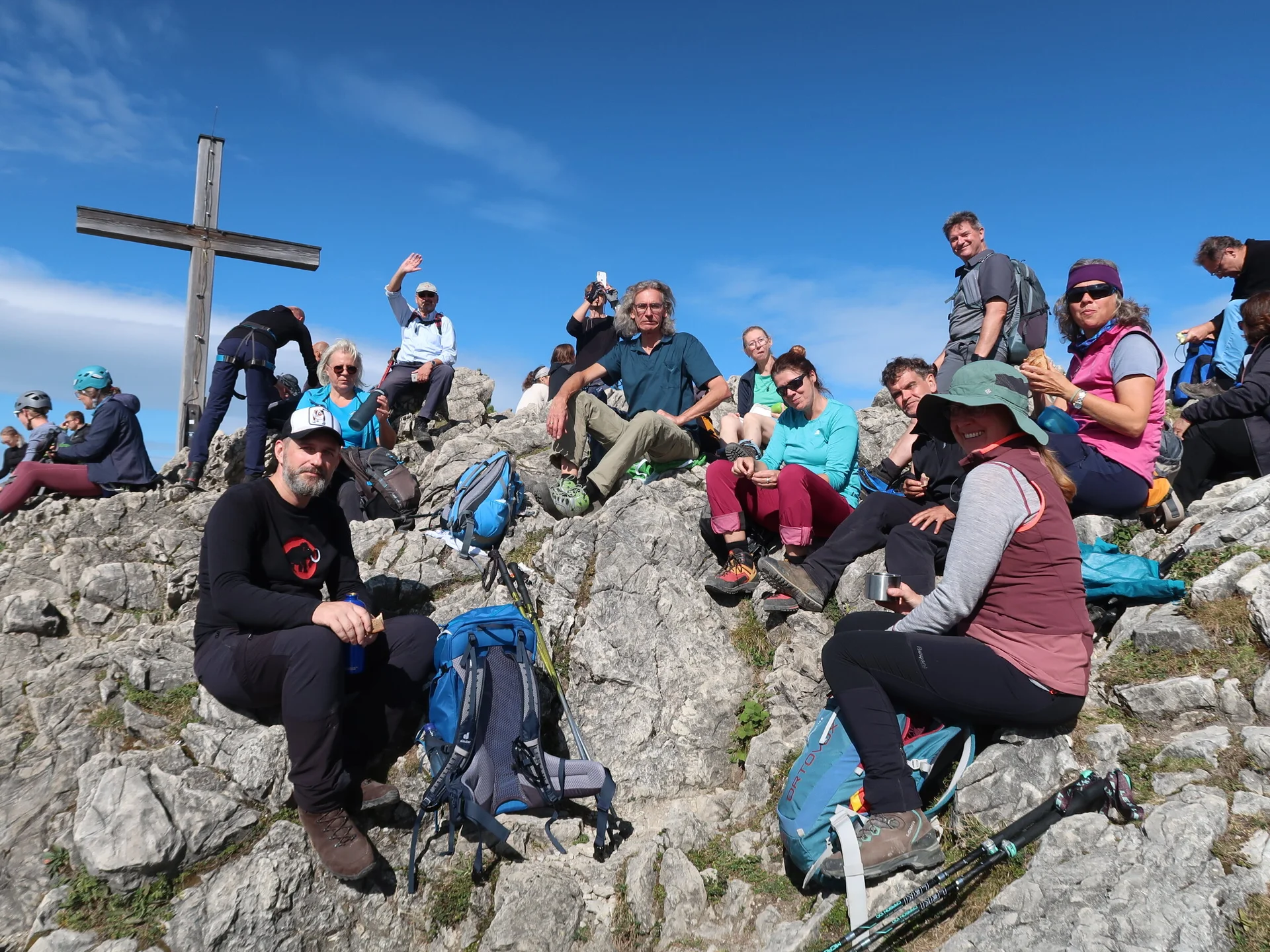Die Gruppe ist am Iseler Gipfel. | © DAV Augsburg Unterwegsgruppe Nani