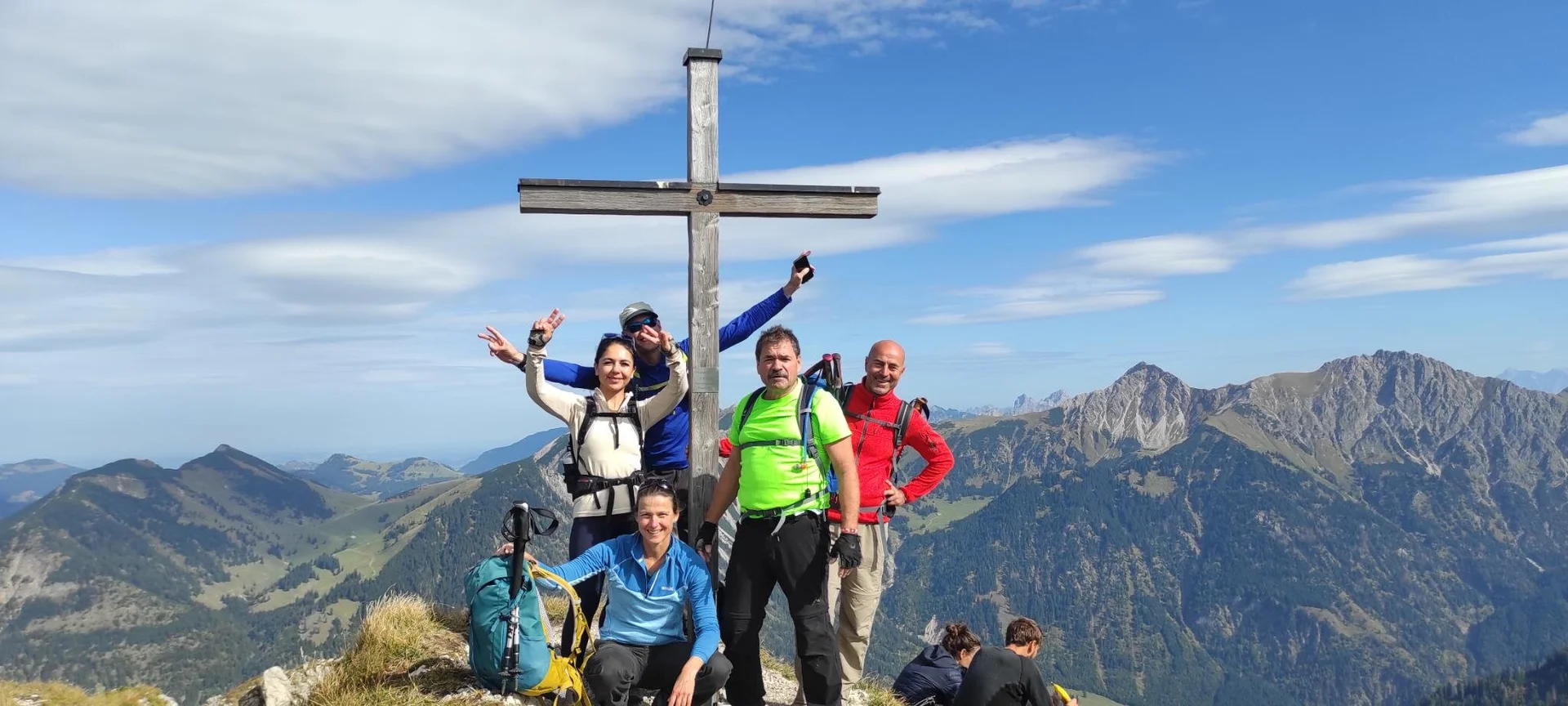 Der Gipfel der Heubatspitze ist erreicht. | © DAV Augsburg Unterweggruppe Jürgen