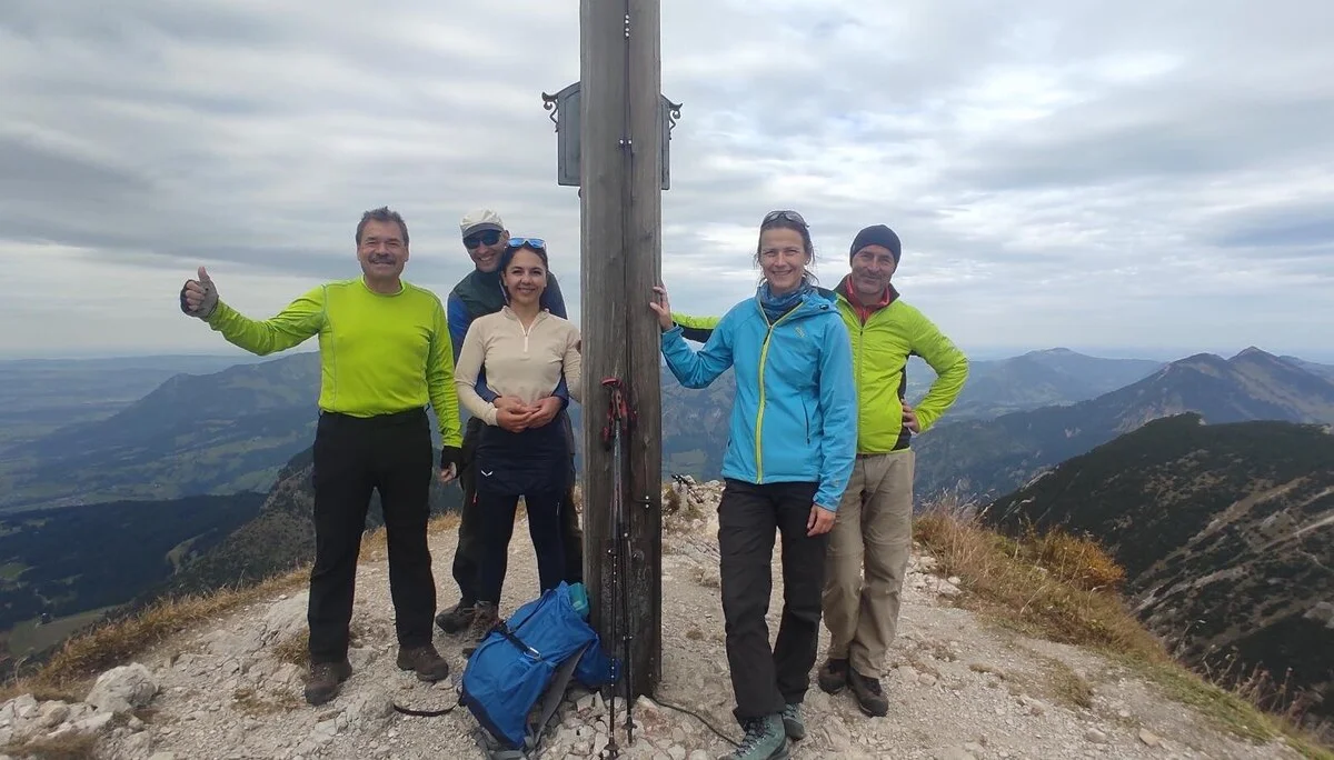 Der Gipfel der Rotspitze ist erreicht. | © DAV Augsburg Unterwegsgruppe Jürgen