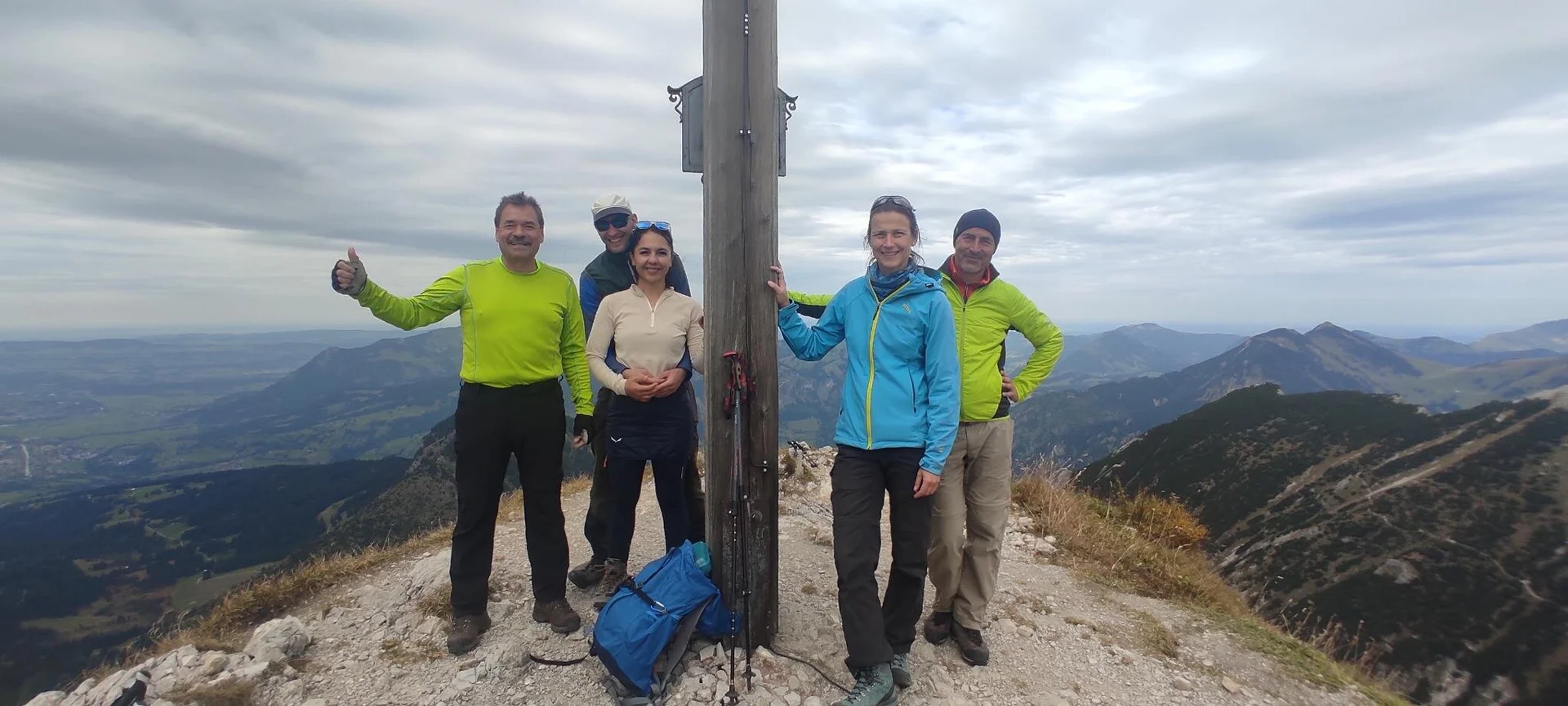 Der Gipfel der Rotspitze ist erreicht. | © DAV Augsburg Unterwegsgruppe Jürgen