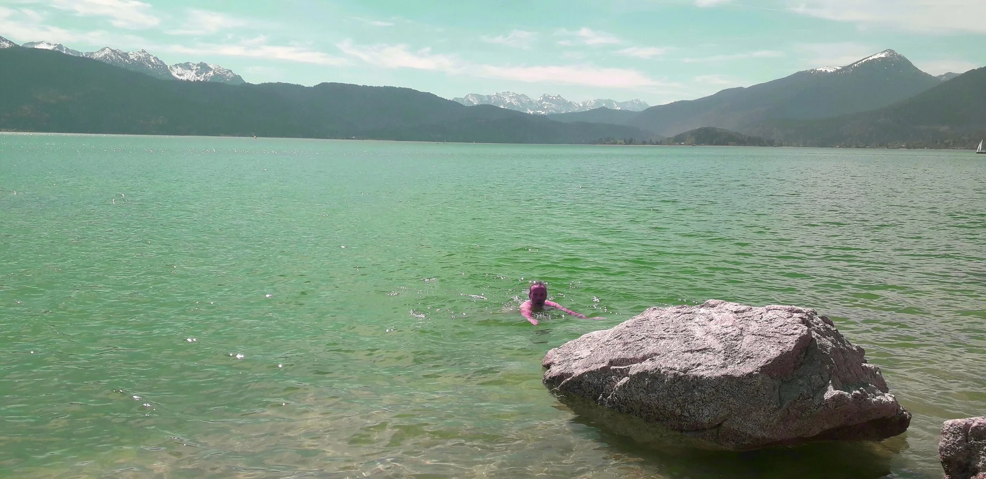 Badespass am Walchensee | © Christiane Altthaler