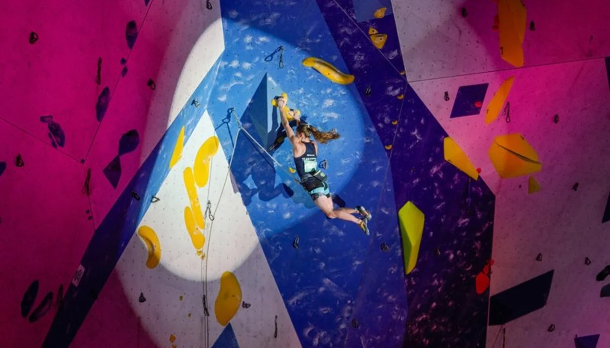 Deutsche Meisterschaft Klettern Sandra Hopfensitz | © DAV / Pavlo Vekla