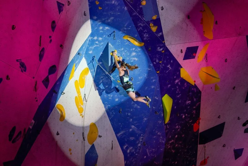 Deutsche Meisterschaft Klettern Sandra Hopfensitz | © DAV / Pavlo Vekla