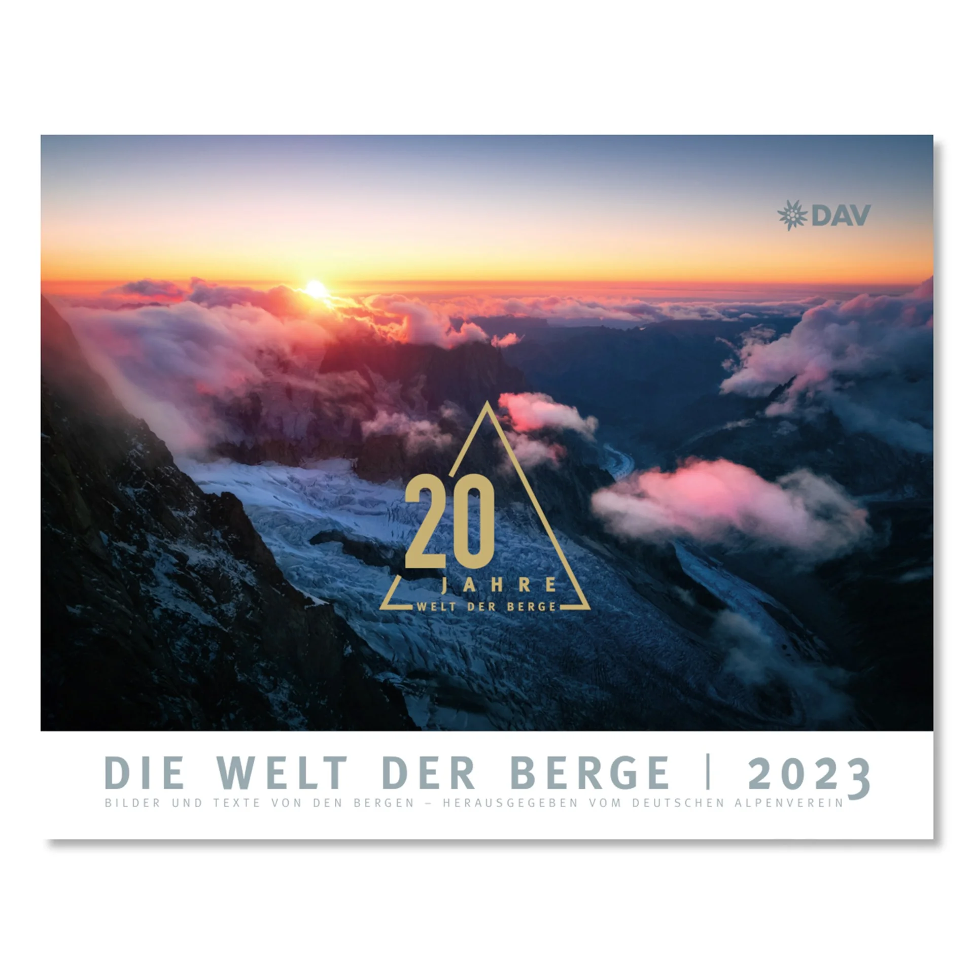 Cover des Kalenders "Die Welt der Berge 2023" des Deutschen Alpenvereins. | © Deutscher Alpenverein e.V.