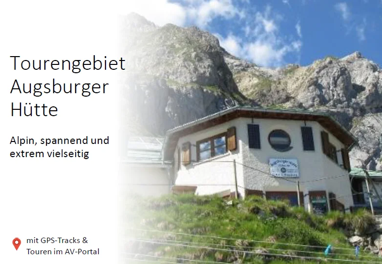Titelbild Bildband Tourengebiet Augsburger Hütte | © DAV Augsburg e.V.