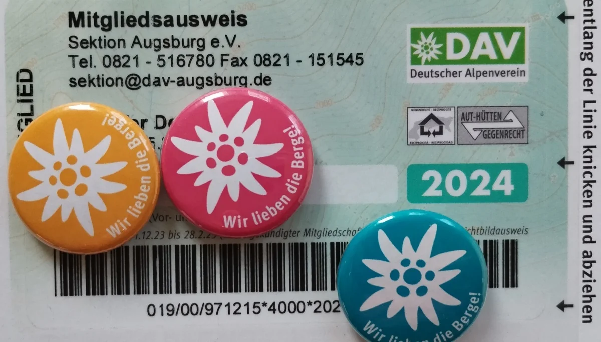 DAV-Ausweis 2024 | © DAV Augsburg e.V.