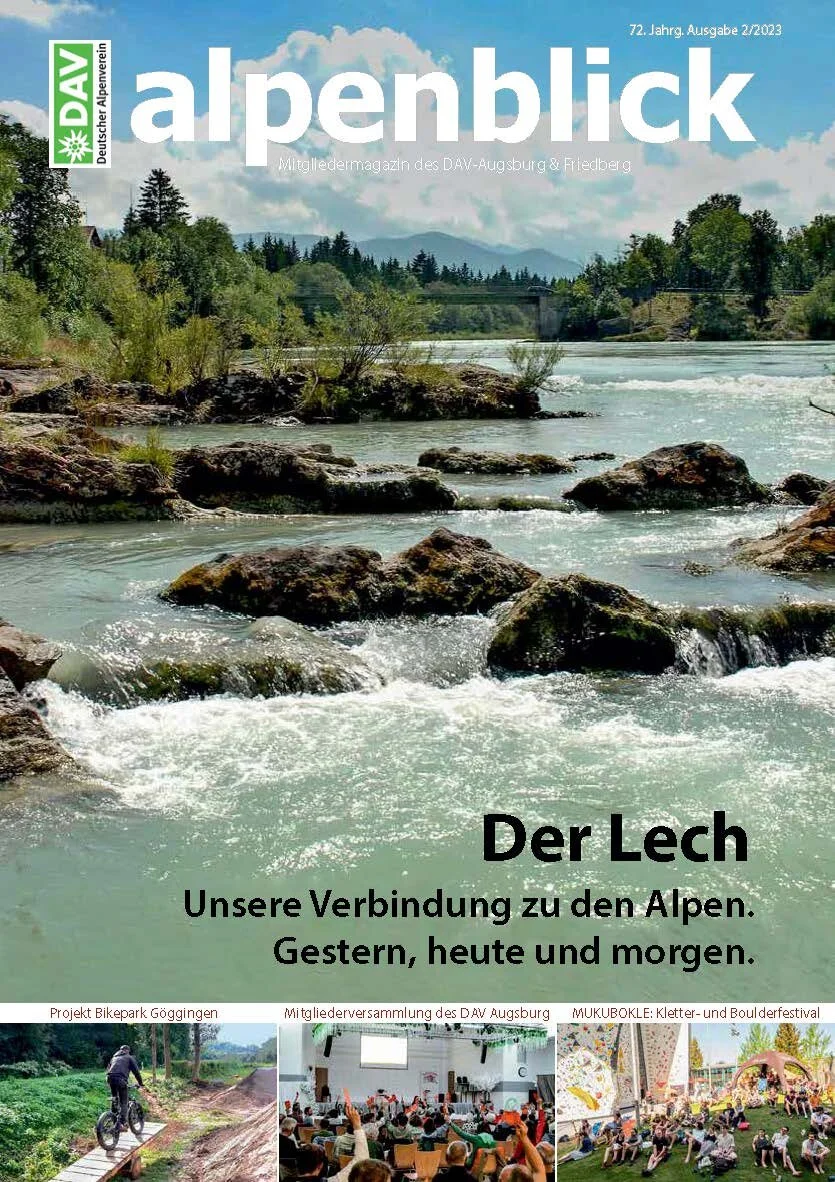 Titelseite alpenblick 2023-2 DAV Augsburg | © DAV Augsburg