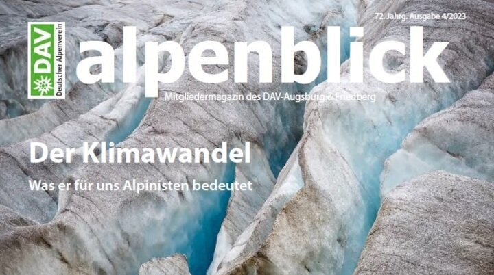 Titelseite alpenblick 2023-4 DAV Augsburg | © DAV Augsburg