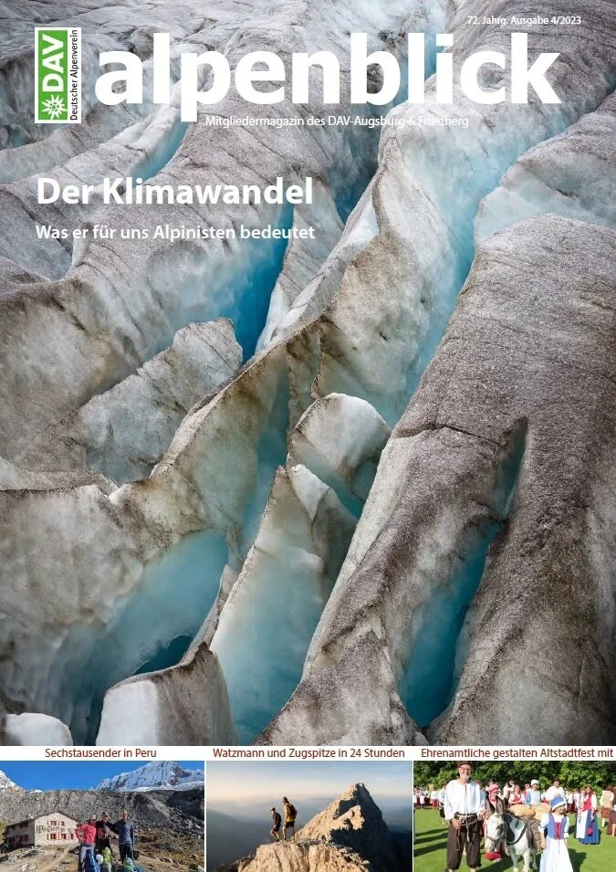 Titelseite alpenblick 2023-4 DAV Augsburg | © DAV Augsburg