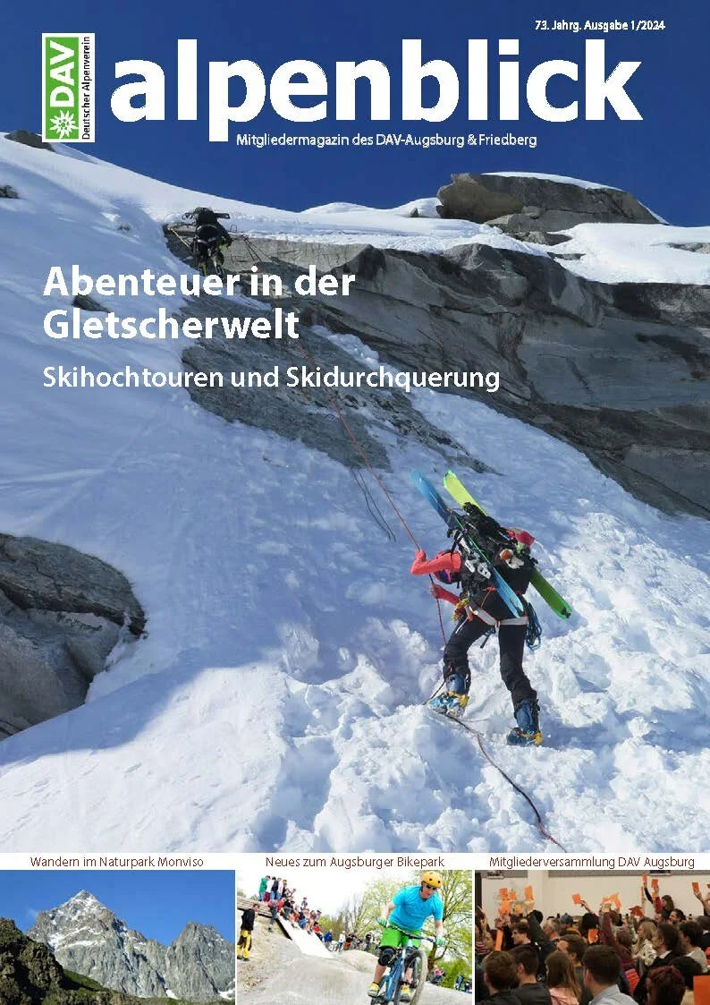 Titelseite alpenblick 2024-1 DAV Augsburg | © DAV Augsburg