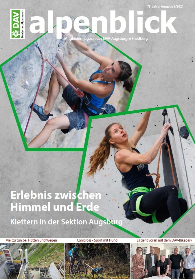 Titelseite alpenblick 2024-3 DAV Augsburg | © DAV Augsburg