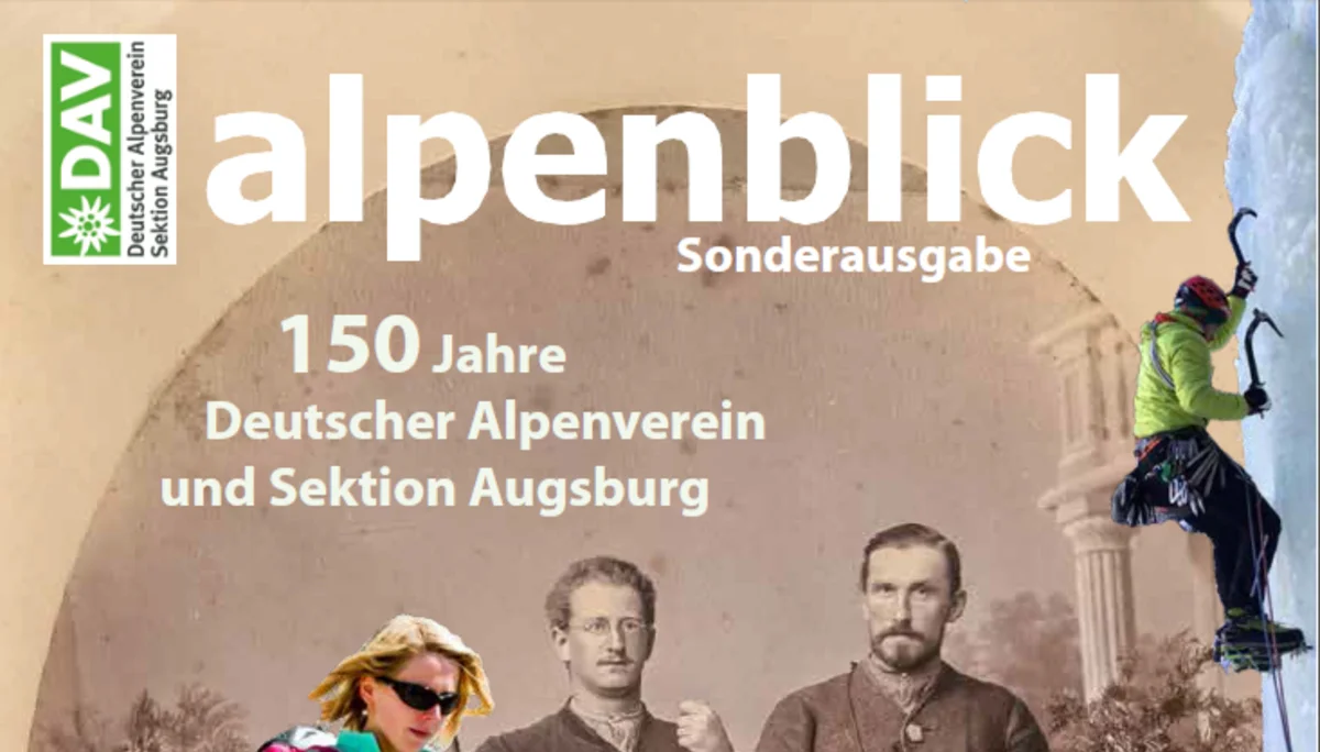 Titelseite alpenblick Sonderausgabe 150 Jahre DAV Augsburg | © DAV Augsburg