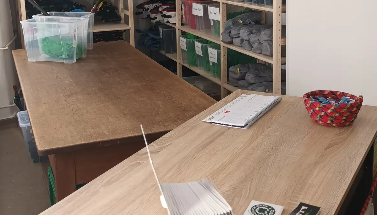 Bild Raum Materialverleih | © DAV Augsburg e.V.